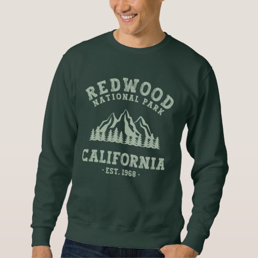 Redwood National Park California Sweatshirt (Vorderseite)