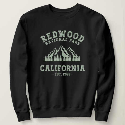 Redwood National Park California Sweatshirt (Design vorne)