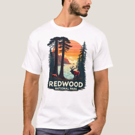 Redwood National Park - Hirschlandschaft T-Shirt