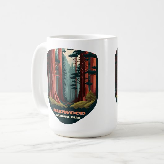 Redwood National Park Kaffeetasse (Vorderseite Links)