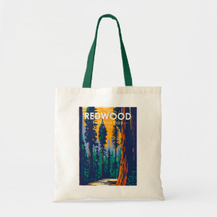 Redwood National Park Kalifornien Vintage Tragetasche