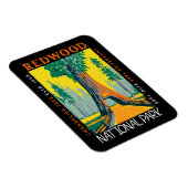 Redwood National Park Khandelier Tree erschüttert Magnet (Rechte Seite)