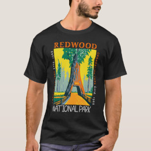 Redwood National Park Khandelier Tree erschüttert T-Shirt