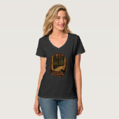 Redwood National Park Minimal Retro Emblem Vintage T-Shirt (Vorderseite Vollansicht)