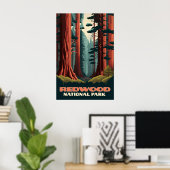 Redwood National Park Poster (Heimbüro)