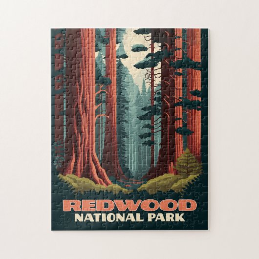 Redwood National Park Puzzle (Vertikal)