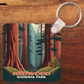 Redwood National Park Schlüsselanhänger (Rückseite)