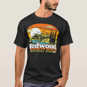 Redwood National Park Vintag 80er Retro California T-Shirt