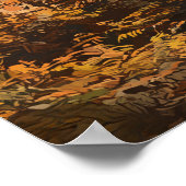 Redwood National Park Vintag Style Travel Poster (Ecke)