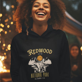 Redwood National Park Vintage Landscape Hoodie