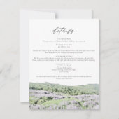 REDWOOD NATIONAL PARK Wilde Lupine Blumendetails Einladung (Vorderseite)