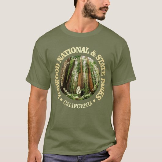 Redwood National & Staat Parks (NP2) T-Shirt (Vorderseite)