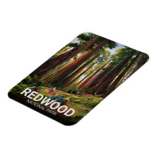 Redwood-National- und Staatspark, Küstenkalifornie Magnet