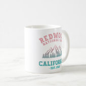 Redwood Nationalpark California Gradient Kaffeetasse (VorderseiteRechts)