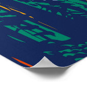 Redwood Nationalpark California Vintag Poster (Ecke)