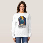 Redwood Nationalpark California Vintag Sweatshirt (Vorne ganz)
