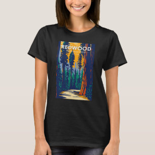 Redwood Nationalpark California Vintag T-Shirt