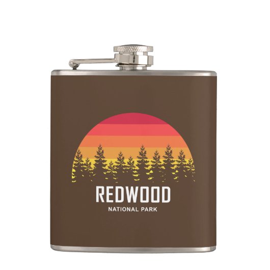 Redwood-Nationalpark Flachmann (Vorderseite)