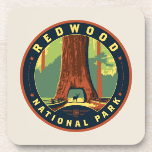 Redwood-Nationalpark Getränkeuntersetzer