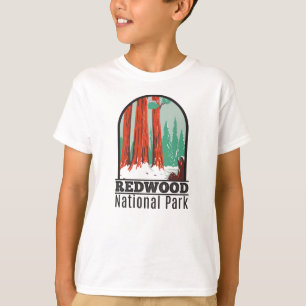 Redwood Nationalpark im Winter Kalifornien Vintage T-Shirt