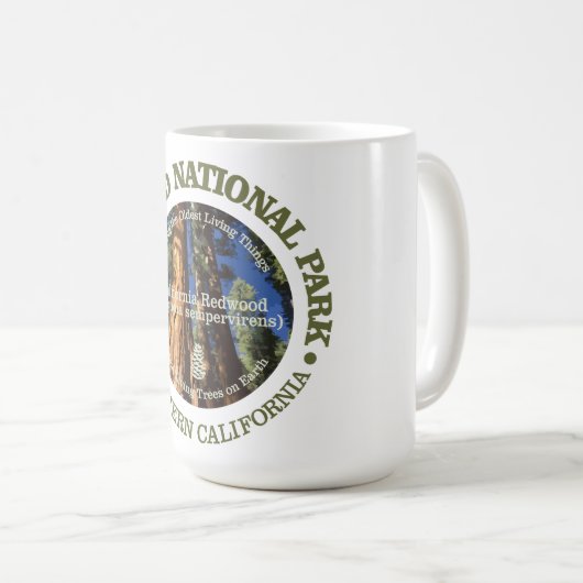Redwood-Nationalpark Kaffeetasse (VorderseiteRechts)