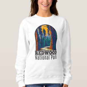 Redwood Nationalpark Kalifornien Vintage Sweatshirt