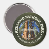 Redwood-Nationalpark Magnet (Vorderseite/Rückseite)
