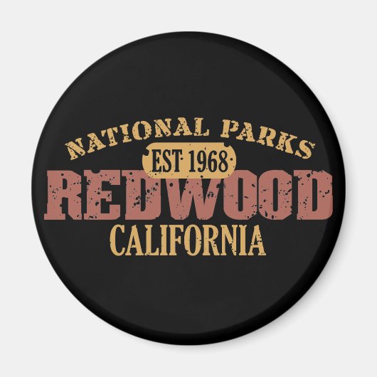Redwood-Nationalpark Magnet (Vorne)