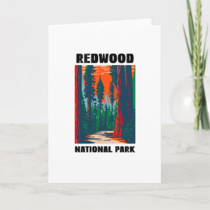 Redwood-Nationalpark, Mammutbäume Karte