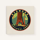 Redwood-Nationalpark Notizblock (Vorderseite)