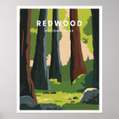 Redwood-Nationalpark Poster (Vorne)