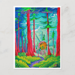 Redwood Nationalpark Reisen Postkarte