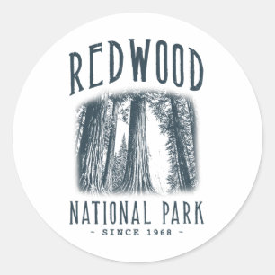 Redwood-Nationalpark Runder Aufkleber