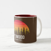 Redwood-Nationalpark Zweifarbige Tasse (VorderseiteRechts)