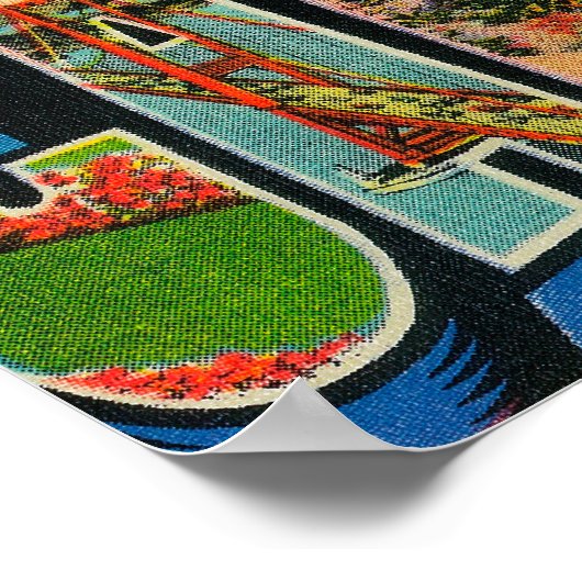 Redwood Nat'l Park, Kalifornien Poster (Ecke)