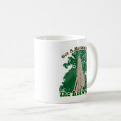 Redwood Natural High Retro Travel Logo Kaffeetasse (VorderseiteRechts)