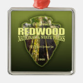 Redwood NSP (Pfeilspitzen) Ornament Aus Metall (Vorne)