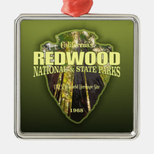 Redwood NSP (Pfeilspitzen) Ornament Aus Metall