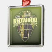 Redwood NSP (Pfeilspitzen) Ornament Aus Metall (Links)