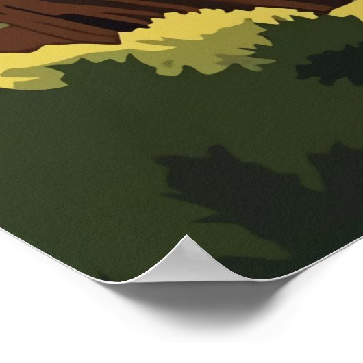 Redwood Poster (Ecke)