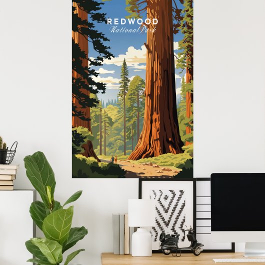 Redwood Poster (Heimbüro)