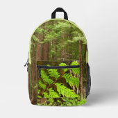 Redwood Trees at Muir Woods National Monument Bedruckter Rucksack (Vorderseite)