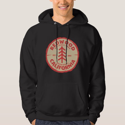 Redwood Trees in the National Forest Hoodie (Vorderseite)