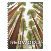 Redwood Trees | Nationalpark Wasserfarbenreise Notizblock (Vorderseite)