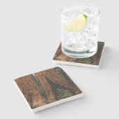 Redwood Trees, Sequoia Nationalpark. Steinuntersetzer (Seitenansicht)