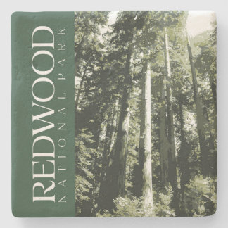 Redwood Untersetzer, Nationalpark Stone Untersetze Steinuntersetzer