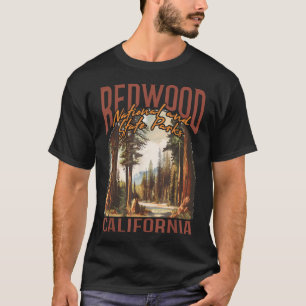 Redwood USA Nationalpark Vintage Kalifornien T-Shirt