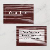 Redwood Visitenkarte (Vorne/Hinten)