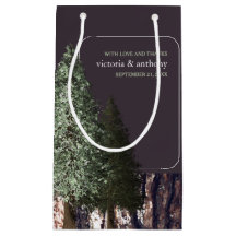 Redwoods & Bark, rustikale Gastgeschenk Hochzeit