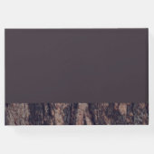 Redwoods & Bark, Rustikale Hochzeit Gästebuch (Rückseite)